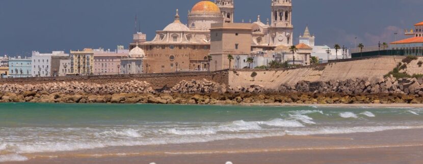 A Beach In Cadiz, Spain, Southern Europe