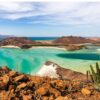 View of stunning bay in Baja California, Mexico