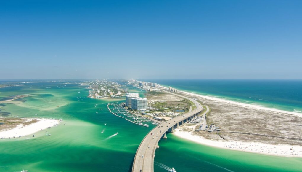 Sweeping views of Orange Beach, Alabama