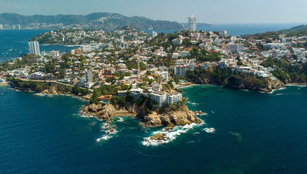 Aerial View Of Acapulco In Mexico