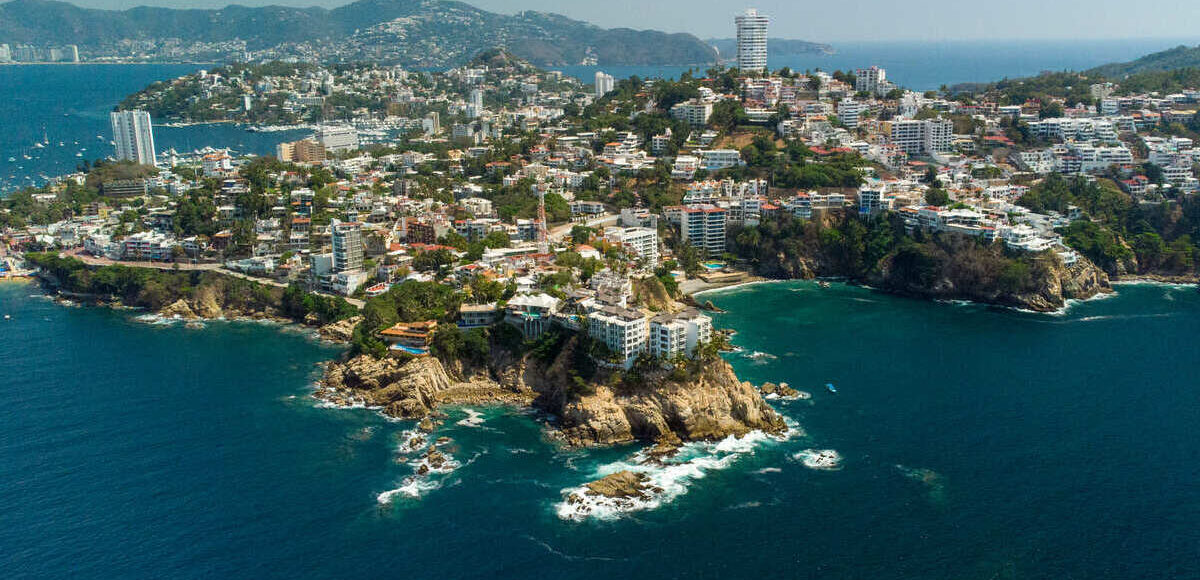 Aerial View Of Acapulco In Mexico