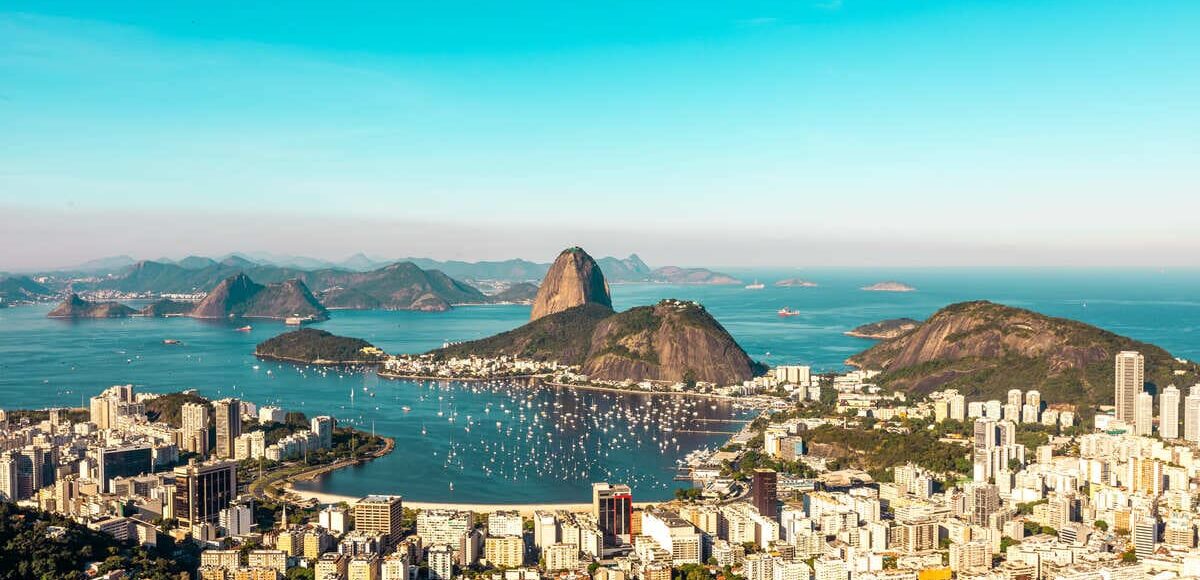 Aerial View Of Rio de Janeiro, Brazil