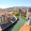 Aerial View Of Old Town Bilbao, Northern Spain