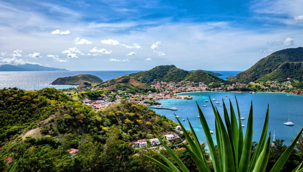 Panoramic View Of Dominica Island, Caribbean Sea